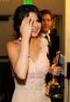 Selena Gomez poses with her Year in Television Comedy Actress award for "Wizards of Waverly Place" during the 2009 ALMA Awards held at Royce Hall on September 17, 2009 in Los Angeles, California.