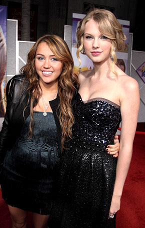Taylor Swift: "I Don't Compete" With Pal Miley Cyrus  