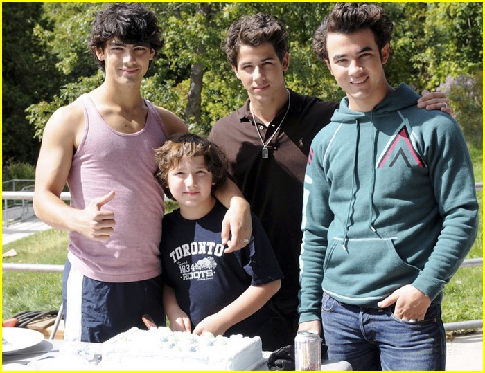 Nick Jonas Celebrates Birthday with Camp Rock Cast